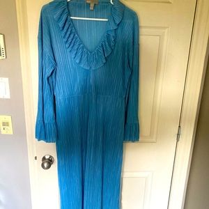 Blue chic summer dress